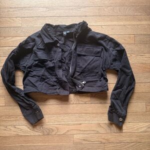 Windsor Black cropped jacket size L